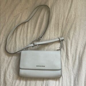 Michael Kors White Crossbody Bag